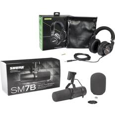 Sm7b Shure SM7B Cardioid Dynamic Studio Vocal Microphone, Bundle w/SRH840A Headphones