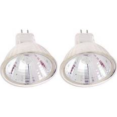 Halogen Lamps (Pack Of 2) 10 Watt MR11 12 Volt Precision Halogen Reflector Fiber Optic Light Bulb 10W 12V