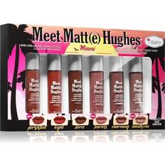 TheBalm Meet Matt(e) Hughes Mini Kit Miami liquid lipstick set (with Long-Lasting Effect)
