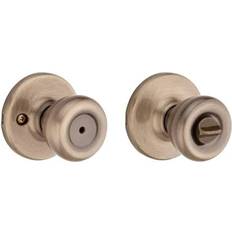 Doorknobs Kwikset Antique Brass Bed/Bath Tylo Privacy Door Knob