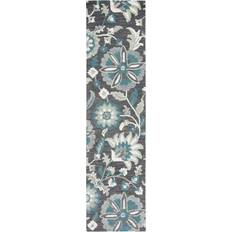 Safavieh Blossom Gray, Blue 27x108"