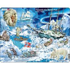 Larsen Classic Jigsaw Puzzles Larsen Puzzles Towards the North Pole Kids Jigsaw Puzzle 65pc