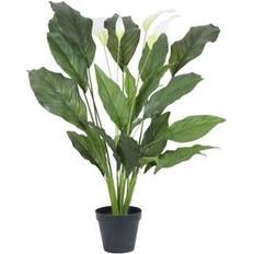 Svarte Kunstige planter Europalms Spathiphyllum deluxe, artificial, 83cm Kunstig plante