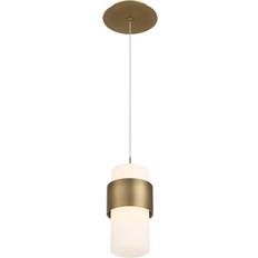 Pendant Lamps Wac Lighting PD-68909 Banded 5" Mini Pendant Lamp