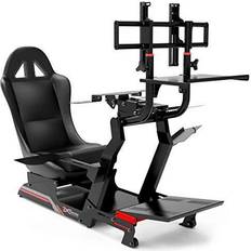 Racing Seats Extreme Simracing Racing Simulator Cockpit with all Accessories (black) Virtual Experience V 3.0 for Logitech g27 g29 g920 g923 Simagic Thrustmaster and Fanatec