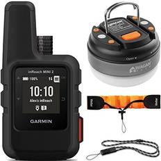 Best Handheld GPS Units Garmin inReach Mini 2 Portable Satellite GPS Navigator (Black) w/ Accessory Bundle