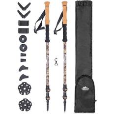 Trekking Poles Mountain Tech Mossy Oak Carbon Fiber Monopod Hiking Trekking