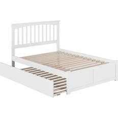 AFI Mission Full Platform Bed with Matching Foot Board