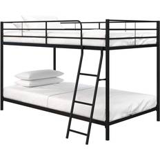 Beds DHP Junior Twin Over Twin Low Bunk Bed