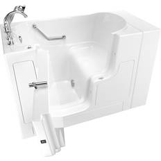 Walk in tubs American Standard Gelcoat Value Series 52 Left Hand Walk-In Soaking Tub with Outward Opening Door