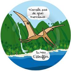 Petit Jour Melamine Dinosaur Plate