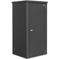 Biohort Sheds Biohort Equipment Locker Ninty 36.6 32.6 71.8 H Metallic Dark Gray Steel (Building Area )