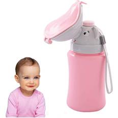  ONEDONE Travel Urinal Portable Potty Pee Cup for Kids Girls  Urinal Emergency Toilet for Camping Car Travel and Kid Potty Pee Training  Pee Bottle for Toddlers Kids Children Baby Girls(Pink) 