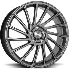 18" - 5/112 - 7,5" Autofelgen Brock B39 Himalaya Grey Matt 7.5x18 5/112 ET51 B66.7