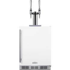 Summit 24" ADA Compliant Double Tap Nitro-Infused Coffee Dispenser White