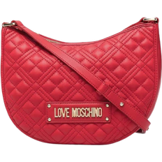 Love Moschino Quilted Metallic Logo Shoulder Bags