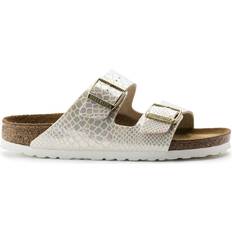 Birkenstock Arizona Birko-Flor - Shiny Snake Cream