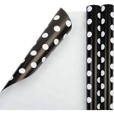 Black Matte Wrapping Paper - 25 Sq Ft