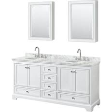 Bathroom Sinks Wyndham Collection Deborah Double Marble Vanity Top