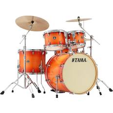Tama Drum Kits Tama Superstar Classic 5-Piece Shell Pack With 22" Bass Drum Tangerine Lacquer Burst