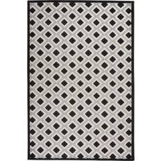 Nourison Decorators Collection Aloha Black, White, Multicolor 48x72"