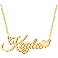 Custom name necklace Lovenus Custom Name Necklace - Gold