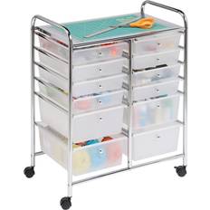 Rolling cart organizer Honey Can Do Rolling Cart & Organizer Storage Cabinet 25x32"