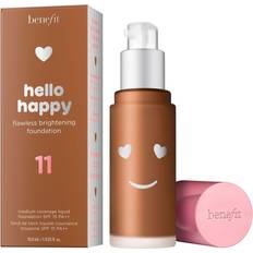 Cosmetics Benefit Hello Happy Flawless Brightening Foundation Mini SPF15 PA++ #11 Dark Neutral
