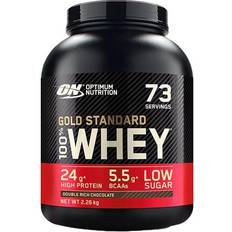 Molkeproteine Eiweißpulver Optimum Nutrition Gold Standard 100% Whey Protein Double Rich Chocolate 2.26kg