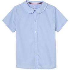 Blouses & Tunics Children's Clothing French Toast Short Sleeve Modern Peter Pan Blouse - Blue (1593)