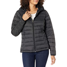 Amazon Outerwear Amazon Women's Lightweight Long-Sleeve Full-Zip Packable Hooded Puffer Jacket