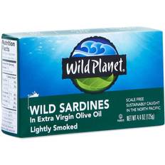 Wild Planet 2-Pack Sardines Olive Lightly Smoked 4.4