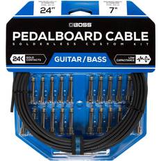 BOSS Pedals for Musical Instruments Boss BCK-24 Solderless Pedal Board Cable Kit, Simple and Quick Assembly, 24 ft/7 m Length