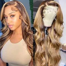 UNice Wigs UNice 13x4 Lace Front Hair Wig Brown Blonde 14 inch