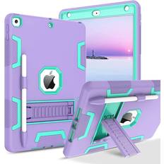 ZoneFoker for iPad 9th Generation Case, iPad 8th 7th Generation Case, iPad  10.2 Inch 2021/2020/2019 Case, Heavy Duty Rugged Shockproof Protective