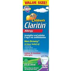 Vitamins & Supplements Claritin Loratadine Allergy Relief 24 Hour Non-Drowsy Grape Liquid 90