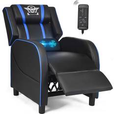 Modern recliner chair Modern Recliner Gaming Chair - Black/Blue