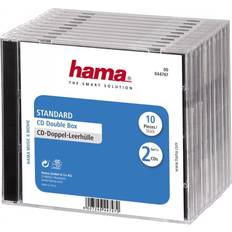 CD- & Vinyl-Aufbewahrung Hama Standard CD Double Jewel Case 10 Pack