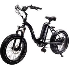 Unisex E-City Bikes GoPowerBike GoCruiser Fat Tire Foldable Electric Bike Unisex