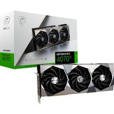 MSI GeForce RTX 4070 Ti Graphics Cards MSI GeForce RTX 4070 Ti SUPRIM X HDMI 3xDP 12GB