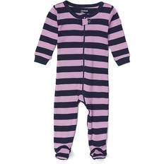Leveret Baby Footed Striped Pajamas