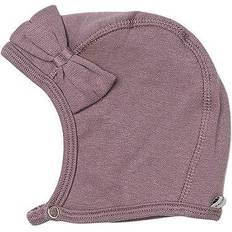 Racing Kids Organic Cotton Baby Helmet - Dusty Purple w. Bow