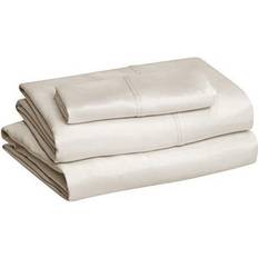 Bed Linen Amazon Basics Lightweight Bed Sheet Green, Gray, Beige, White, Black, Yellow, Red, Pink, Purple, Blue (243.8x167.6)