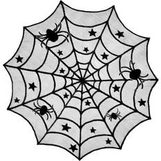 Table Cloths Zingz & Thingz Halloween Round Lace Table Topper