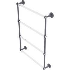 Gray Towel Ladders Allied Brass Clearview 4-Tier Towel Bar