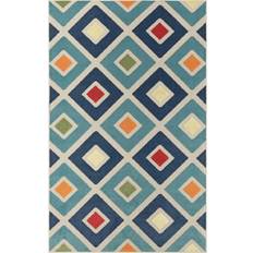 LR Home The Classic Diamond Geometric Blue, Multicolor, White, Red, Orange