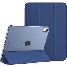Tablet Covers MoKo Case for iPad 10th Generation Case 2022, Slim Stand Hard Back Shell Smart Cover iPad 10.9 Inch Case with Auto Wake/Sleep, Navy Blue