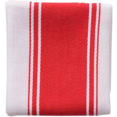 Dexam Love Colour Striped Tea Scarlet Kjøkkenhåndkle Hvit, Rød