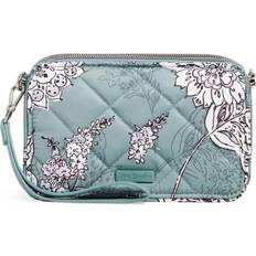 Vera Bradley RFID All in One Crossbody in Tiger Lily Blue Oar Floral