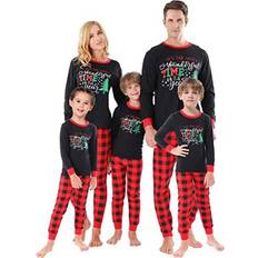 Red - Unisex Pajamas IF Santa's Deer Pajamas Set